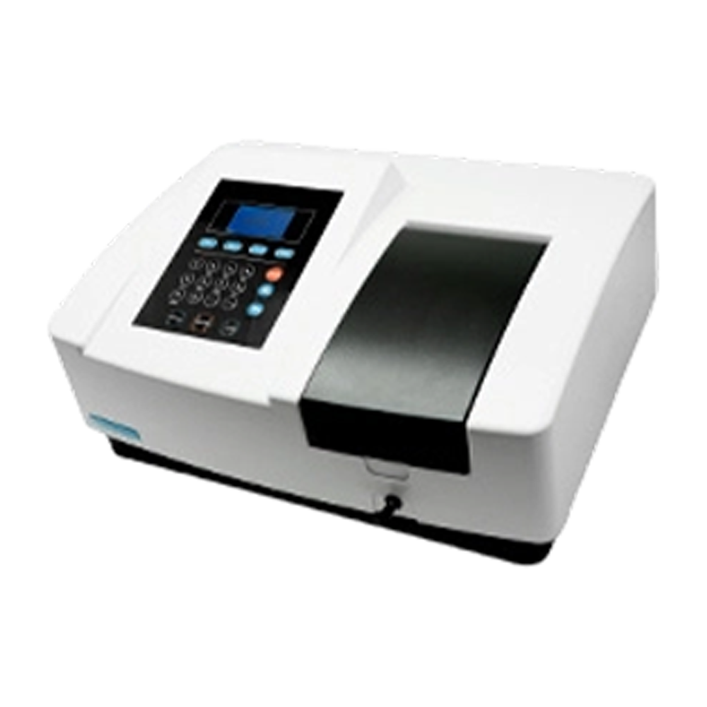 Espectrofotómetro ultravioleta visible de longitud de onda automática con pantalla LCD Qiujing de 2 NM/4 NM UV754N/UV755B